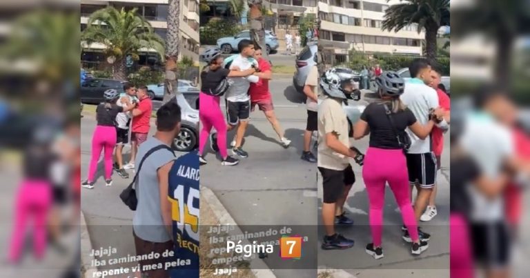 El minuto de furia de Daniel González: jugador de UC fue captado en feroz pelea en Viña del Mar