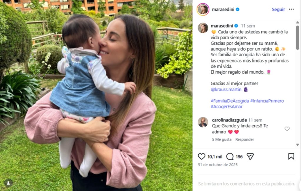 Mara Sedini ha sido familia de acogida