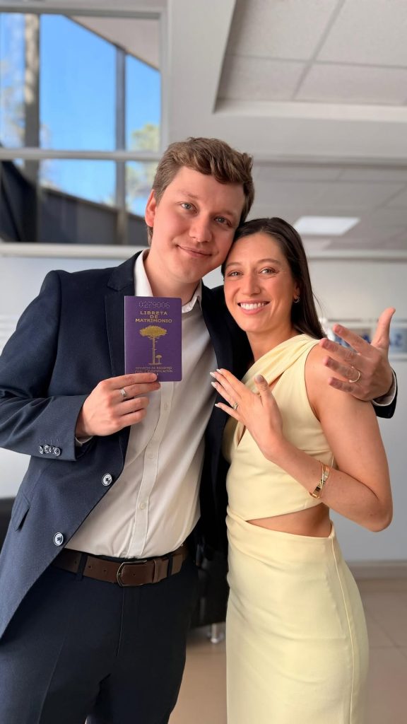 ¡Darynka Marcic dio el sí! Periodista contrajo matrimonio por el Registro Civil: 