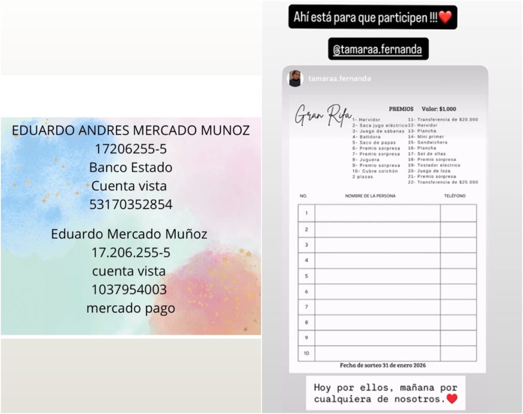 Valentina Roth ayuda a familia de mellizas
