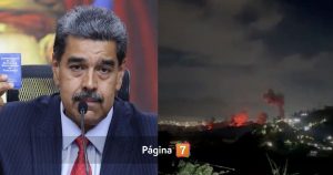Difunden impactantes imágenes de los bombardeos a Venezuela durante la captura de Nicolás Maduro