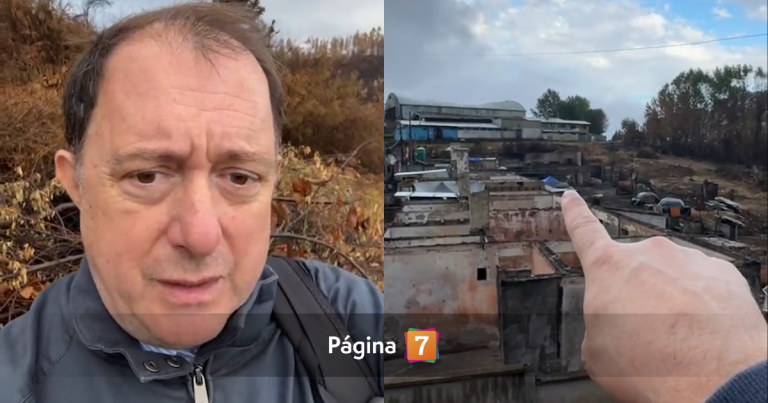 Iván Poduje explicó qué pasará con algunos terrenos incendiados en Lirquén: lo conversó con alcalde