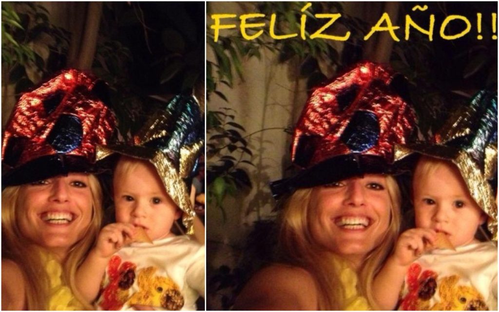 La emotiva postal de Mane Swett con su hijo en Año Nuevo en medio de su batalla legal