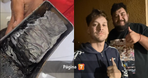 Otakín y Ariel Osses hicieron importante donación a joven de Lirquén: fue a banco con dinero quemado