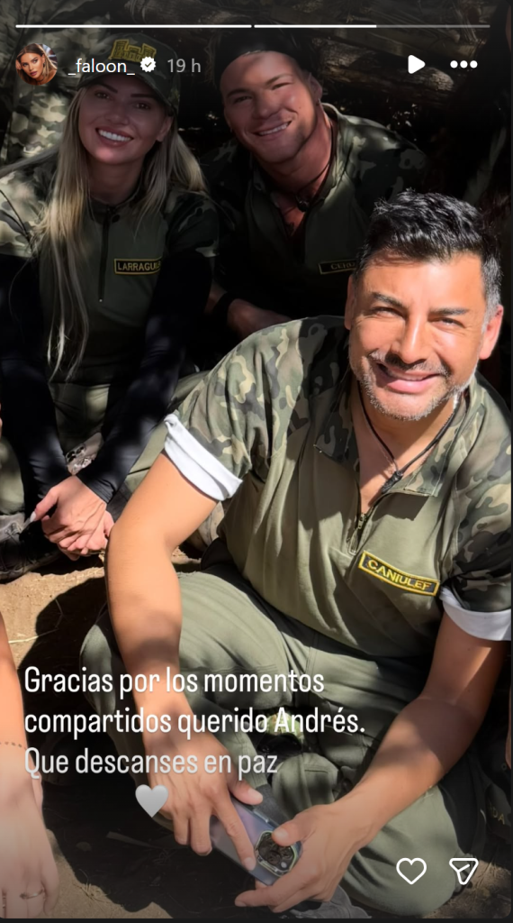 Excompañeros de Palabra de Honor despiden a Andrés Caniulef: "Fuiste un gran apoyo".