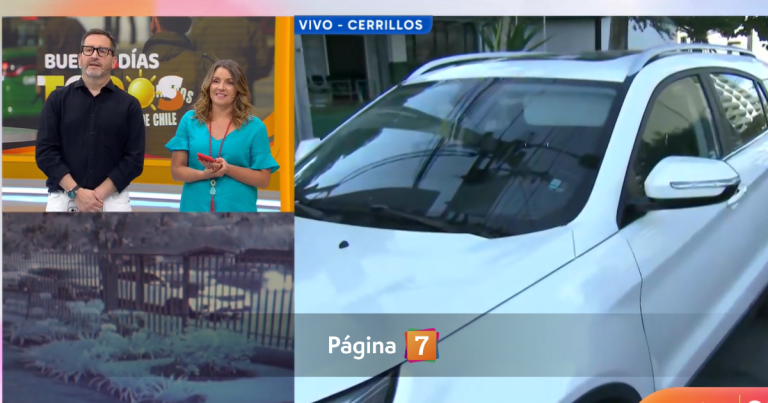 Periodista de TVN sufrió el robo de su camioneta: fue encontrada en vivo durante el matinal