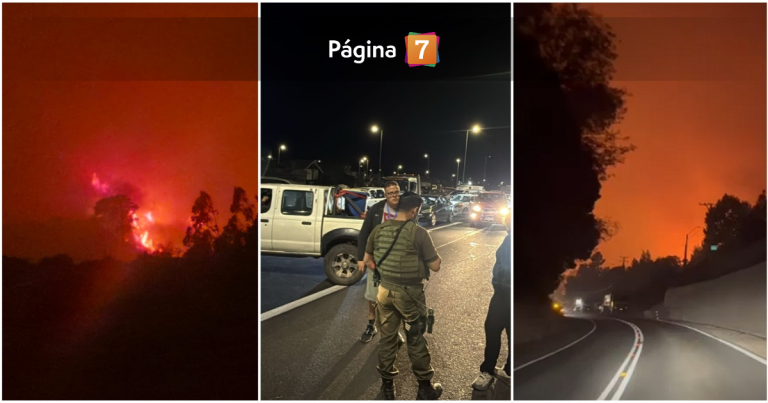 Piden evitar traslados por incendios ante rutas cortadas: “La emergencia está bastante grave”