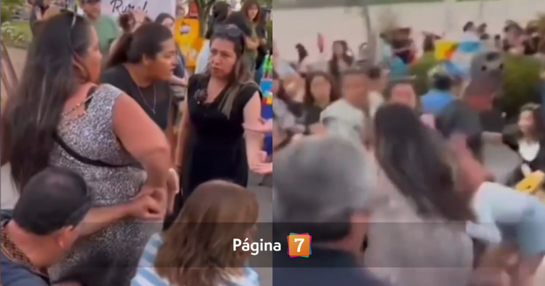 Violento ataque de vendedoras ambulantes a turistas en Villarrica: 