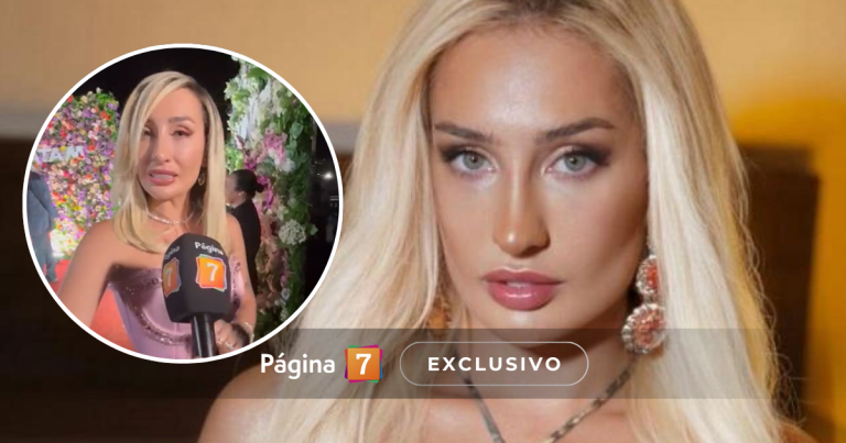 ¿Casi se cae? Fran Maira conquistó con vestido que complicó su paso por las escaleras en la Gala