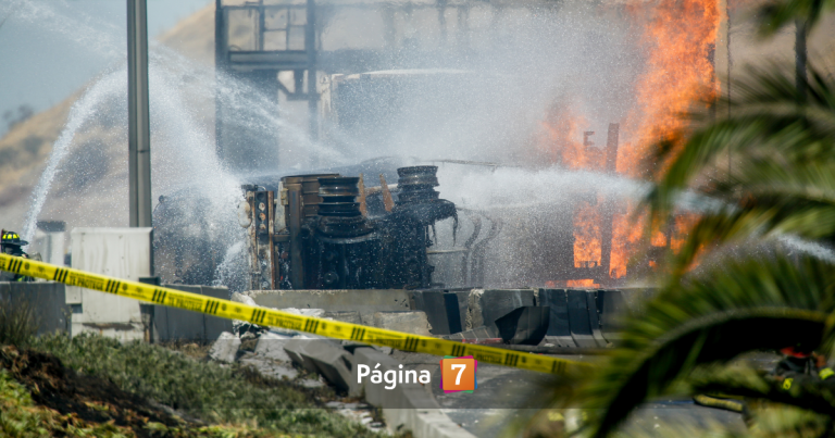 Confirman muerte de conductor de camión que explotó en Renca: investigan responsabilidad en el hecho