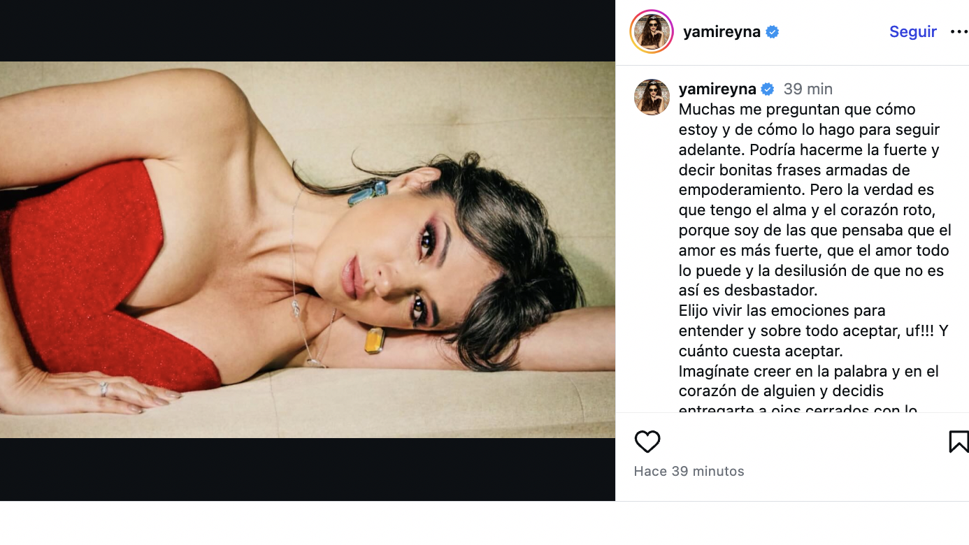 Yamila Reina estremeció con duro relato cotra Américo tras quiebre: "Mentira, traición e ingratitud"