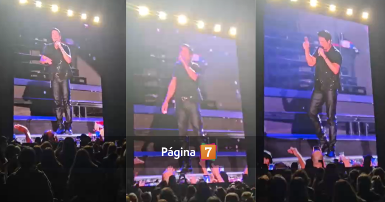 En pleno concierto en Concepción: Chayanne dedicó emotivo mensaje por incendios