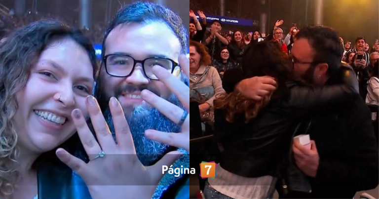 Habló pareja que se pidió matrimonio al mismo tiempo en show de Mon Laferte: 