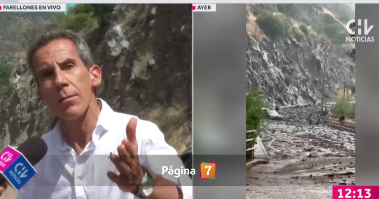 El reto de alcalde de Lo Barnechea a conductores y ciclistas por aluvión: 