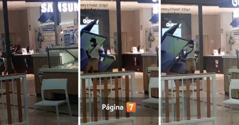 Violento asalto armado en Mall Plaza Sur de San Bernardo: al menos 4 delincuentes robaron celulares