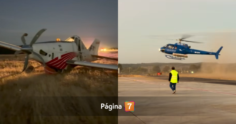 Avioneta capotó en Aeródromo El Boldo en el Maule: piloto fue trasladado a hospital