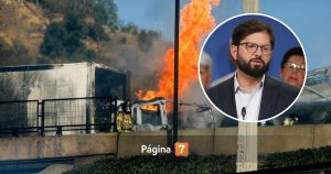 Presidente Boric confirmó que víctimas fatales ascendió a cuatro tras explosión de camión en Renca