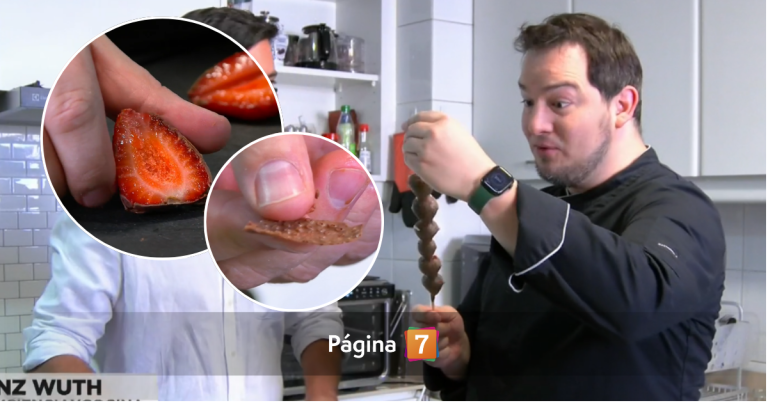 No es cera: chef de Ciencia y Cocina destapó verdad de frutillas con chocolate que no se derriten