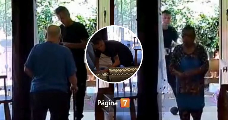 Cámara captó cómo delincuentes engañaron a adultos mayores para robarles sus pensiones en Maipú