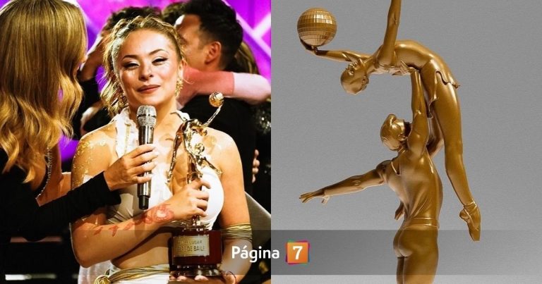 Se diseñó en Dinamarca: el trabajo detrás de la estatuilla que obtuvo Skar por ganar Fiebre de Baile