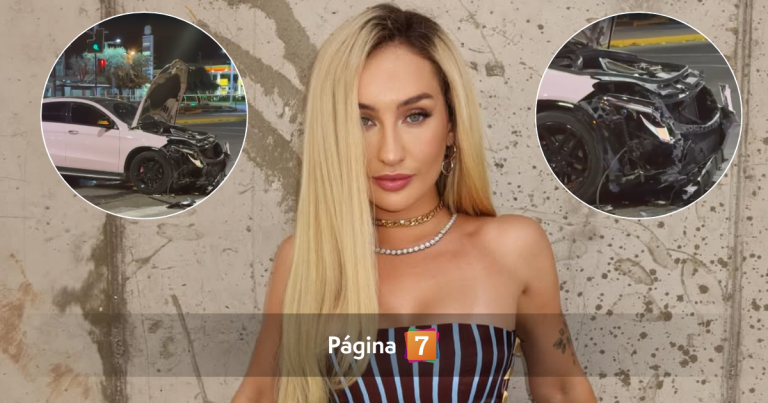 Fran Maira protagonizó grave accidente de tránsito en La Dehesa: impactó a motorista