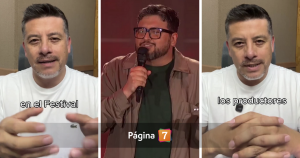 La particular reacción de Leandro Martínez al chiste de Luis Slimming en Festival de Las Condes