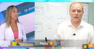 Nutricionista revela riesgos del régimen que hizo Rojo Edwards para bajar de peso: perdió 12 kilos