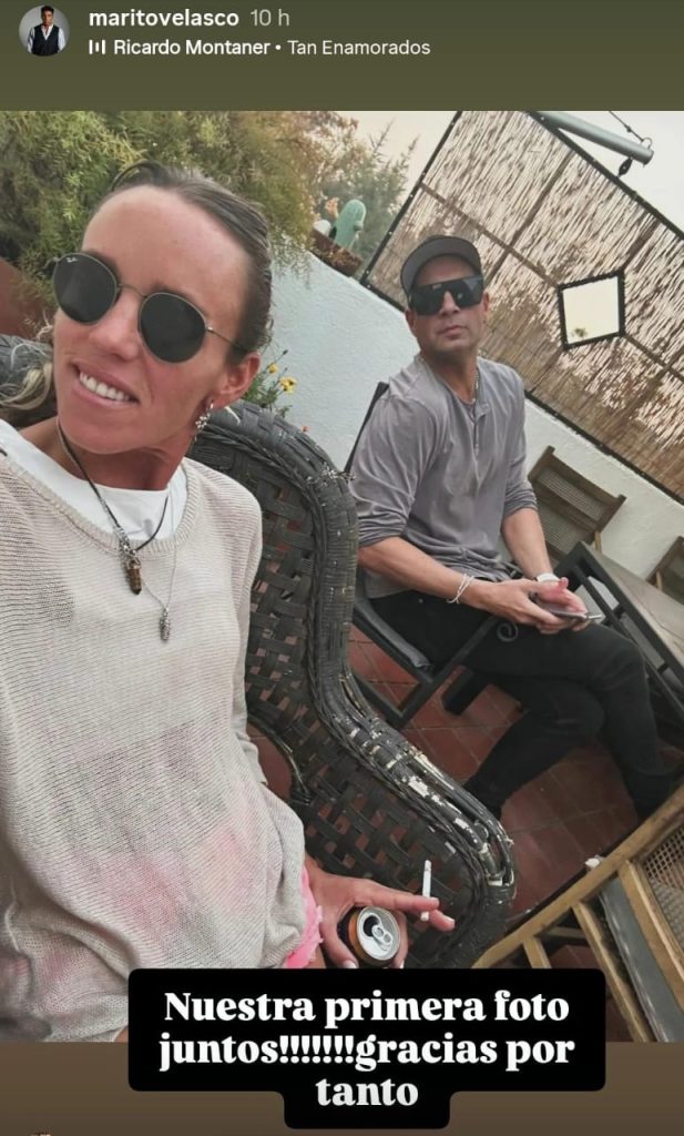 Mario Velasco presentó a su nueva pareja en redes sociales: "Nuestra primera foto juntos"