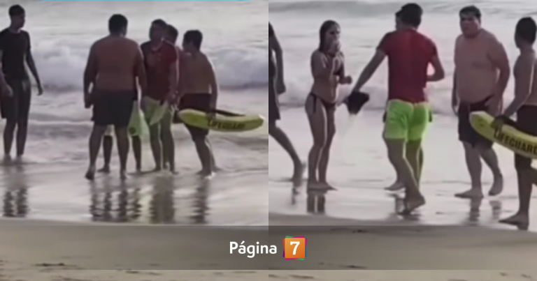 Salvavidas rescató a un niño del mar y terminó increpado: registro generó polémica en Cartagena