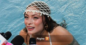 Skar Labra reveló el percance que sufrió en su piscinazo como reina de Viña 2026: “Cosas que pasan”