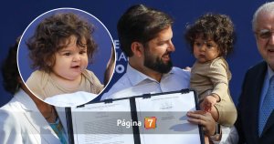 Presidente Boric llegó a La Moneda con su hija Violeta en brazos y protagonizó tierno momento
