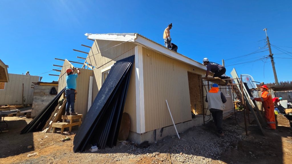 primera vivienda industrializada en Punta de Parra