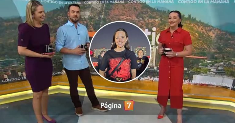 La particular anécdota que vivió Andrea Arístegui tras salir del concierto de AC/DC