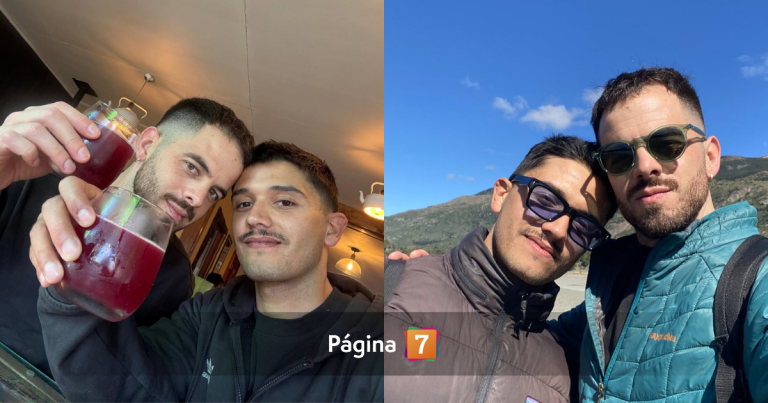 Andrew Bargsted compartió románticas fotos con su novio actor durante viaje a la Patagonia