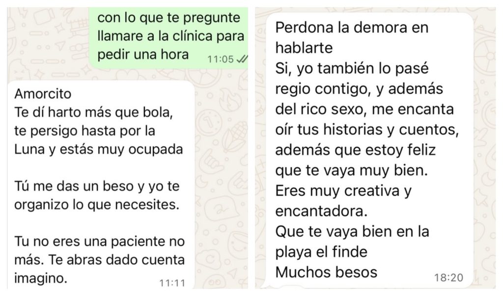 Doctor Vidal confirmó haber contactado a Nicole Block para tener encuentros íntimos: "Caí en su trampa"