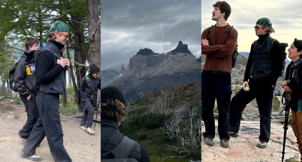 Actor de Stranger Things desató furor tras ser captado haciendo senderismo en Magallanes