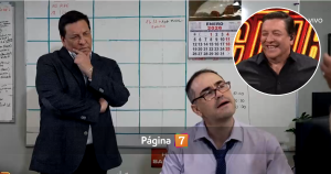 Julio César fue ovacionado en El Club de la Comedia y debutó en el programa con sketch