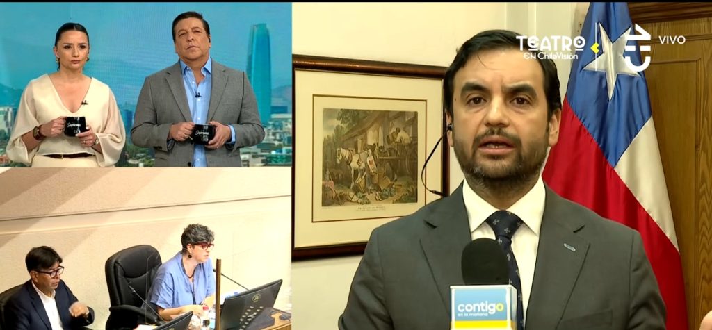 Ministro de Justicia en matinal de Chilevisión