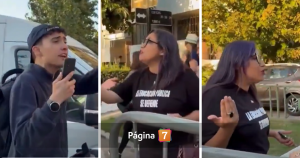 Registran tensa discusión de Ale Valle con ciudadanos extranjeros: 