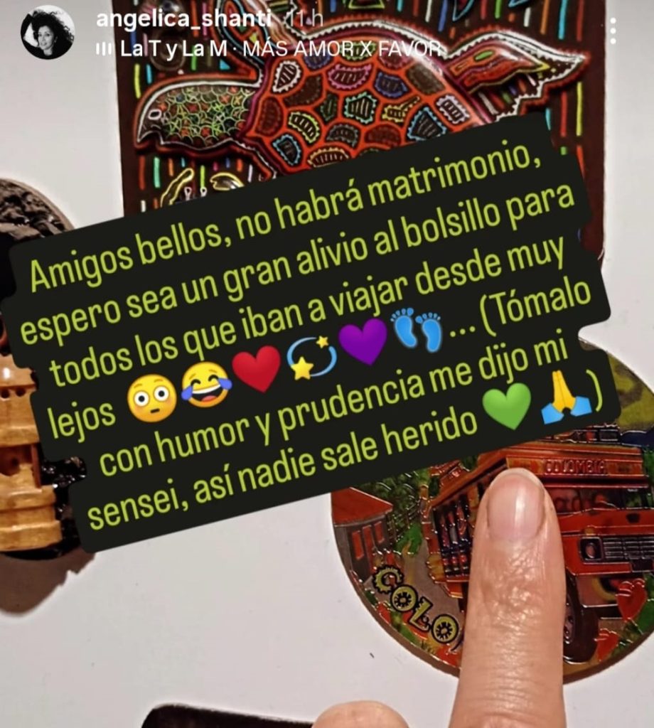 Angélica Sepúlveda contó que no habrá matrimonio con Gursel