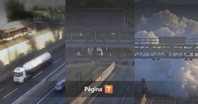 Videos inéditos revelarían errática conducción de camión de gas antes de explosión en Renca