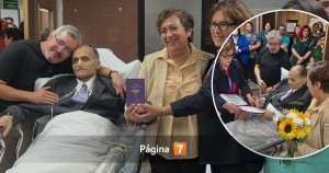 Excarabinero con cáncer avanzado cumplió último deseo: contrajo matrimonio en Servicio de Urgencias