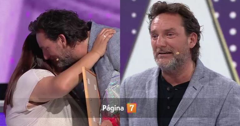 Daniel Fuenzalida se quebró con emotivo regalo de participante de Ahora Caigo: 