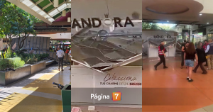 Impacto en Quilpué: parte del techo de centro comercial cayó repentinamente sobre concurrida tienda