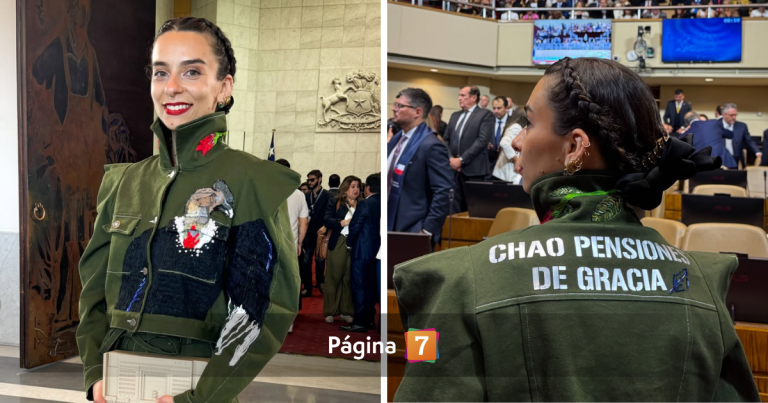 Javiera Rodríguez generó polémica al asumir como diputada con atuendo inspirado en Carabineros