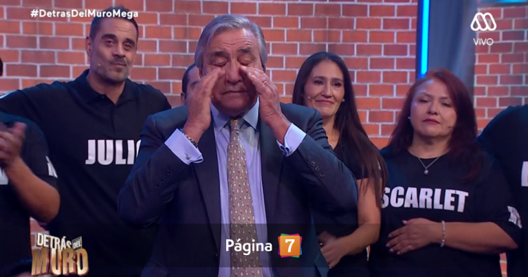 Emocionado hasta las lágrimas: Kike Morandé dio discurso en vivo durante estreno de Detrás del Muro