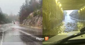 Fuertes lluvias afectan al Gran Concepción: imágenes muestran anegaciones y desvíos por inundaciones