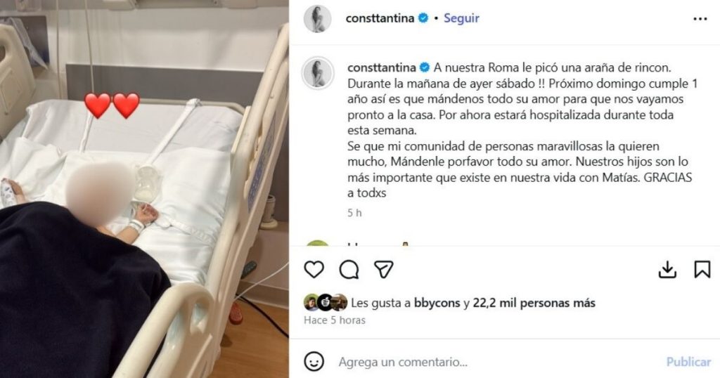 Hija de Tanza Varela hospitalizada