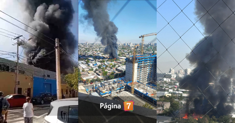 Incendio afecta laboratorio con productos químicos en barrio Franklin: se registran explosiones