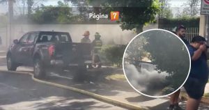 Imágenes muestran tensos momentos tras voraz incendio en subterráneo de edificio en Las Condes